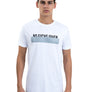 Unisex Essential Slogan White Longline T-Shirt